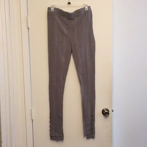 Free People Intimately Ribbed Button-Up Leggings